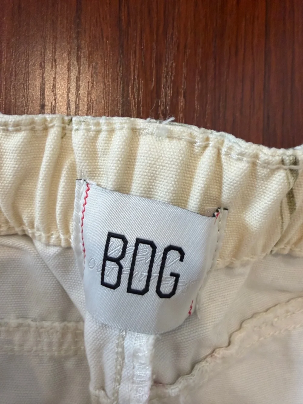 BDG Cream Wide-Leg Floral & Butterfly Crop Pants - Picture 8 of 11